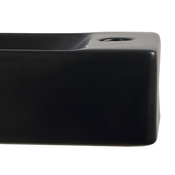 Felix 15 in. W x 8 in. D Modern Wall Mounted Rectangular Ceramic Mini Sink